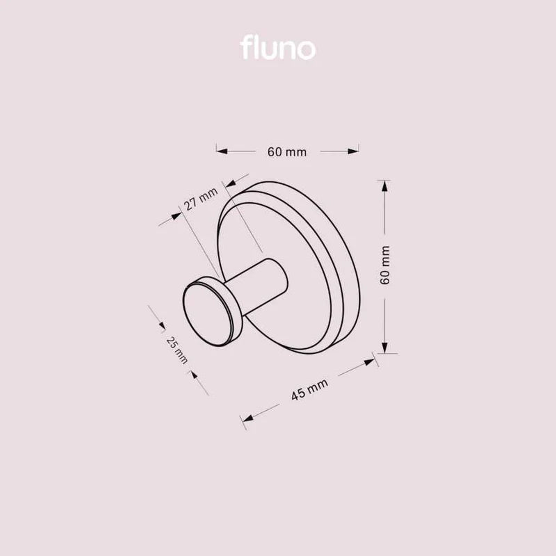 Fluno Sup - Gancho de Succión Premium para Baño y Cocina - Compre 1, Leve 2