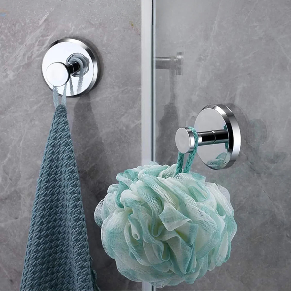 Fluno Sup - Gancho de Succión Premium para Baño y Cocina - Compre 1, Leve 2